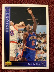 Terry Mills #110 Basketball Cards 1993 Upper Deck Prices