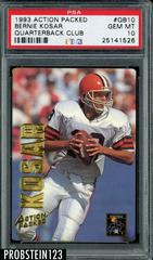 Bernie Kosar [Mint] Football Cards 1993 Action Packed Quarterback Club Prices