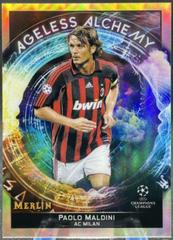 Paolo Maldini Soccer Cards 2021 Topps Merlin Chrome UEFA Ageless Alchemy Prices