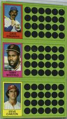 Dave Kingman, Steve Carlton, Terry Whitfield Baseball Cards 1981 Topps Scratch Offs Prices
