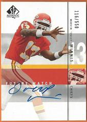 Snoop Minnis [Autograph] Football Cards 2001 SP Authentic Prices