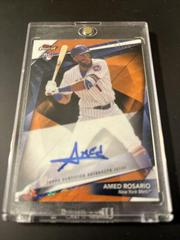 Amed Rosario [Orange Wave Refractor] Baseball Cards 2018 Topps Finest Firsts Autographs Prices