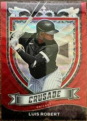 Luis Robert [Ruby Wave] #21 Baseball Cards 2021 Panini Chronicles Crusade Prices