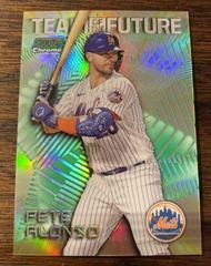 Pete Alonso [Green] #TOF-4 Baseball Cards 2022 Stadium Club Chrome Team of the Future Prices