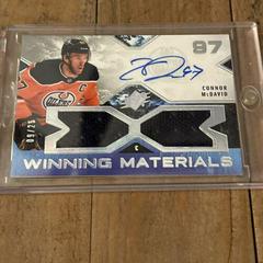 Connor McDavid [Autograph] Hockey Cards 2021 SPx Winning Materials Prices