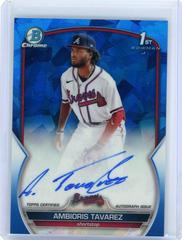Ambioris Tavarez Baseball Cards 2023 Bowman Chrome Sapphire Autographs Prices