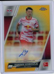 Dominik Szoboszlai [Gold] Soccer Cards 2021 Topps Chrome Bundesliga Autographs Prices