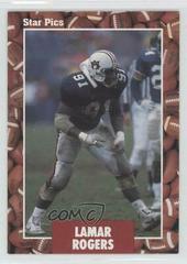 Lamar Rogers #22 Football Cards 1991 Star Pics Prices