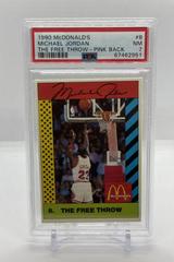 Michael Jordan [The Free Throw Pink Back] #8 Basketball Cards 1990 McDonald's Michael Jordan Prices