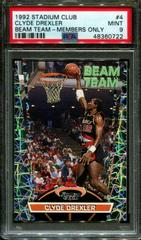Clyde Drexler [Members Only] Basketball Cards 1992 Stadium Club Beam Team Prices