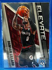 Damian Lillard #24 Basketball Cards 2021 Panini Mosaic Elevate Prices