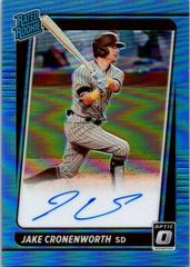 Jake Cronenworth Baseball Cards 2021 Panini Donruss Optic Autographs Prices