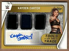 Kayden Carter #TT-KCD Wrestling Cards 2022 Panini Chronicles WWE Absolute Tools of the Trade Signatures Prices