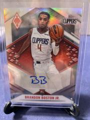 Brandon Boston Jr. [Silver] Basketball Cards 2021 Panini Chronicles Phoenix Rookie Autographs Prices