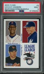 League Leaders [Martinez,Cone,Mussina] #9 Baseball Cards 2000 Fleer Prices