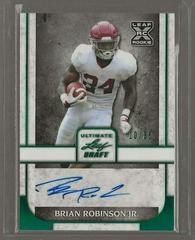 Brian Robinson Jr. #BA-BRJ Football Cards 2022 Leaf Ultimate Draft Autographs Prices