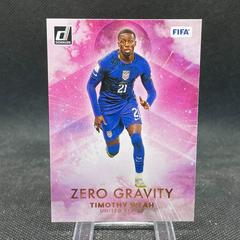Timothy Weah Soccer Cards 2022 Panini Donruss Zero Gravity Prices