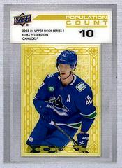 Elias Pettersson [10] Hockey Cards 2023 Upper Deck Population Count Prices
