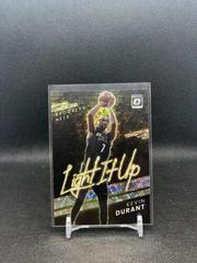 Kevin Durant [Holo Fast Break] Basketball Cards 2021 Panini Donruss Optic Light It Up Prices