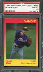 Nolan Ryan #110 Baseball Cards 1991 Star Diamond Series Prices
