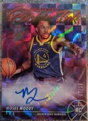 Moses Moody [Red] Basketball Cards 2021 Panini Hoops Rookie Ink Autographs Prices