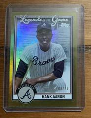 Hank Aaron [Gold] #LG-8 Baseball Cards 2023 Topps Legends of the Game Prices