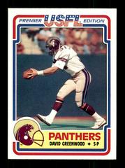 David Greenwood #61 Football Cards 1984 Topps USFL Prices