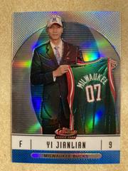 YI Jianlian [Blue Refractor] #106 Basketball Cards 2006 Finest Prices