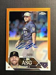 David Bednar [Orange] Baseball Cards 2023 Topps Chrome Update All Star Game Autographs Prices