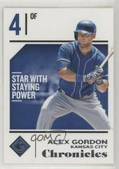 Alex Gordon #49 Baseball Cards 2018 Panini Chronicles Prices
