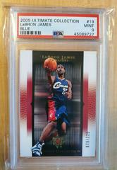 LeBron James [Blue] #19 Basketball Cards 2005 Ultimate Collection Prices