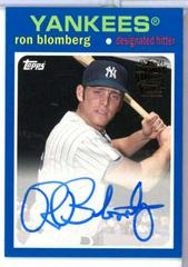 Ron Blomberg [Blue Border] #FFA-RB Baseball Cards 2016 Topps Archives Fan Favorites Autograph Prices
