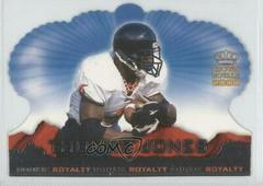 Thomas Jones #10 Football Cards 2000 Pacific Crown Royale Rookie Royalty Prices