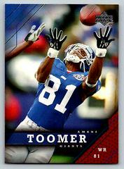 Amani Toomer #123 Football Cards 2005 Upper Deck Prices