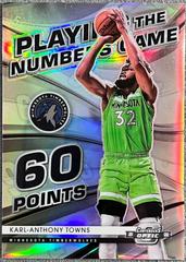Karl Anthony Towns #2 Basketball Cards 2021 Panini Contenders Optic Playing the Numbers Game Prices