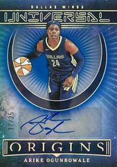 Arike Ogunbowale [Blue] #UA-ARK Basketball Cards 2023 Panini Origins WNBA Universal Autographs Prices