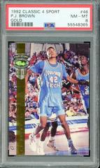 PJ Brown Basketball Cards 1992 Classic 4 Sport Prices
