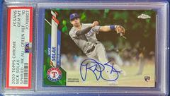 Nick Solak [Green Refractor] #CSA-NS Baseball Cards 2020 Topps Chrome Sapphire Rookie Autograph Prices