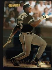 Frank Thomas #SG18 Baseball Cards 1993 Panini Donruss Spirit of the Game Prices