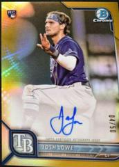 Josh Lowe [Gold Refractor] #CRA-JL Baseball Cards 2022 Bowman Chrome Rookie Autographs Prices