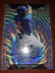Jonathan India [Blue Wave] Baseball Cards 2018 Leaf Metal Draft Autograph Prices
