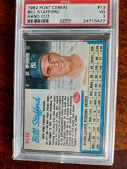 Bill Stafford [Hand Cut] #13 Baseball Cards 1962 Post Cereal Prices