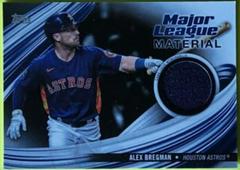 Alex Bregman [Black] #MLM-ABR Baseball Cards 2023 Topps Update Major League Material Prices