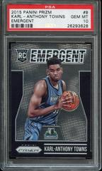 Karl Anthony Towns Basketball Cards 2015 Panini Prizm Emergent Prices
