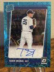 Tarik Skubal [Teal Velocity] Baseball Cards 2021 Panini Donruss Optic Rated Rookie Signatures Prices