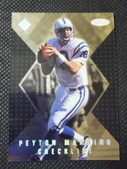 Peyton Manning Football Cards 1998 Collector's Edge Prices