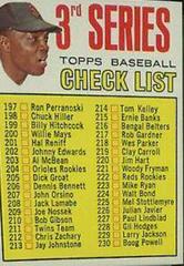 Checklist 197-283 [214 Is Tom Kelley] #191 Baseball Cards 1967 Topps Prices
