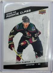 Jack McBain #RC-19 Hockey Cards 2022 Upper Deck Rookie Class Prices