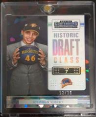 Stephen Curry [Cracked Ice] #18 Basketball Cards 2022 Panini Contenders Historic Draft Class Prices