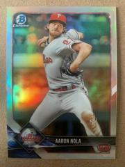 Aaron Nola [Refractor] #22 Baseball Cards 2018 Bowman Chrome Prices